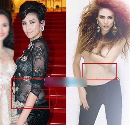 Mỹ nhân Việt 'một trời một vực' trước và sau photoshop