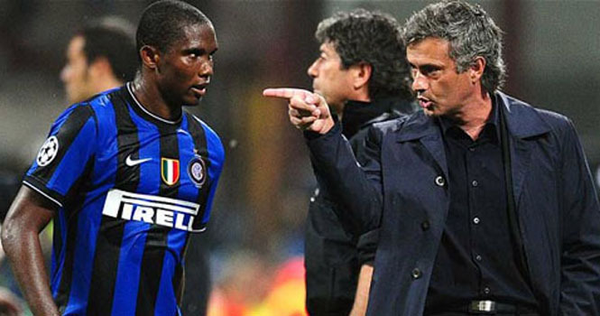 Eto'o từng thề không muốn làm học trò của Mourinho