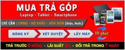 Ưu đãi lãi suất trả góp tại Laptopworld