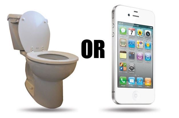 Điện thoại di động còn bẩn hơn cả bồn cầu