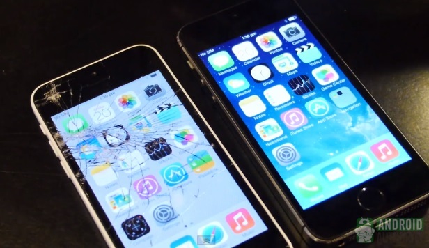 Thử mức độ “chịu đòn” iPhone 5S và 5C qua các lần thả rơi