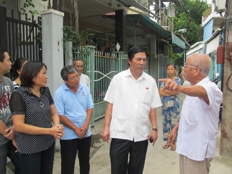 Trưởng ban Nội chính Nguyễn Bá Thanh 'vi hành' đột xuất