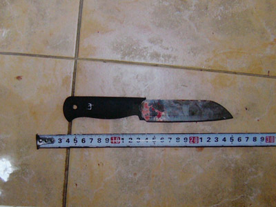 Cãi nhau với vợ, lôi xe ra đốt rồi đâm chết cả hàng xóm