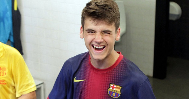 “Truyền nhân”của Vilanova tập luyện cùng đội một Barca