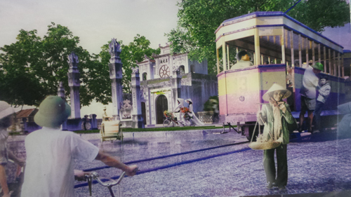 Ngắm tàu điện Hà Nội với công nghệ 3D