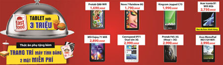 Cơ hội mua sắm tại 