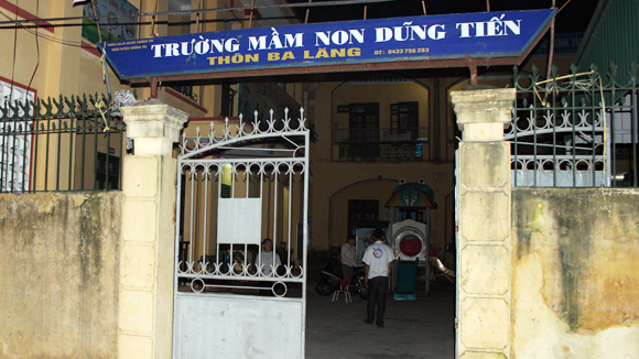 Sập vữa trần phòng học, 6 trẻ mẫu giáo nhập viện