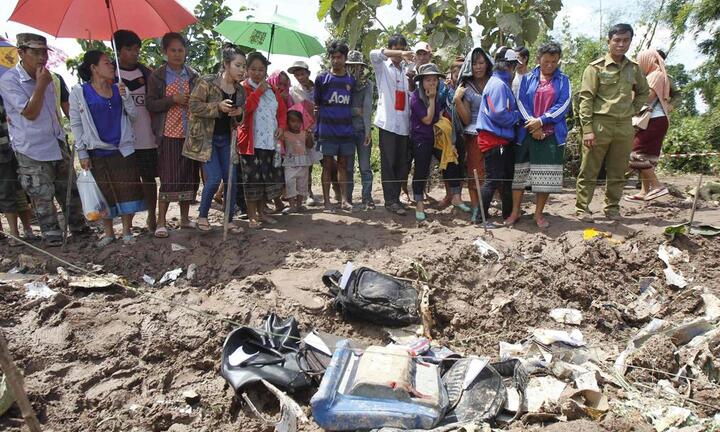 Vụ rơi máy may ở Lào: