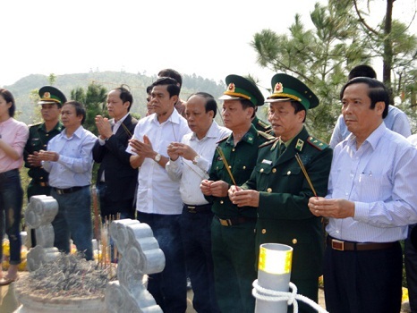 Trung tướng Võ Trọng Việt, Tư lệnh BĐBP thăm và kiểm tra công tác bảo vệ tại khu an táng Đại tướng Võ Nguyên Giáp