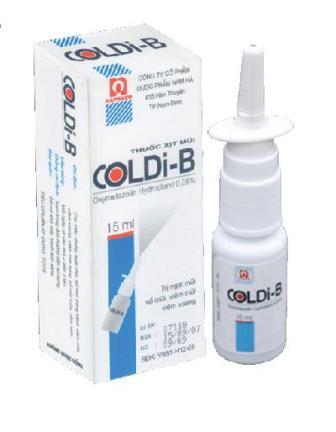 Thuốc nhỏ mũi Coldi - B làm tắc mũi?