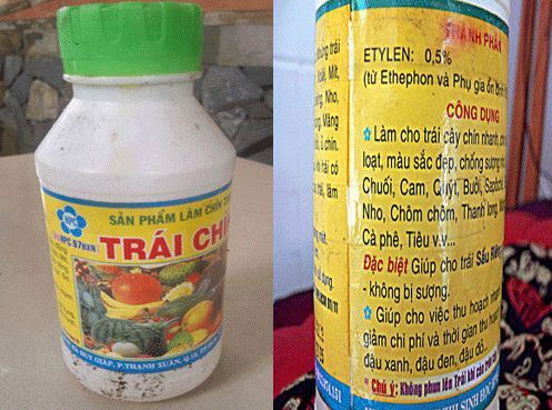 Xử phạt công ty sản xuất hóa chất ép chín sầu riêng