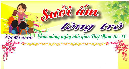 Gợi ý nội dung làm báo tường 20/11 