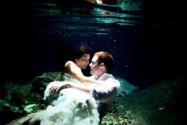 Ngất ngây với những bộ ảnh cưới độc nhất vô nhị