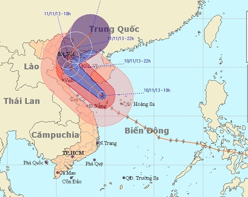 Cập nhật mới nhất tin bão số 14-siêu bão Haiyan