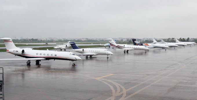 Ngắm dàn chuyên cơ khủng của các tỷ phú thế giới tại Đà Nẵng