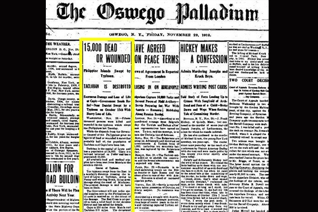 Lịch sử lặp lại: Một cơn bão giết chết 15.000 người Tacloban