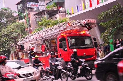 Cháy ngân hàng VP Bank chi nhánh Phố Huế