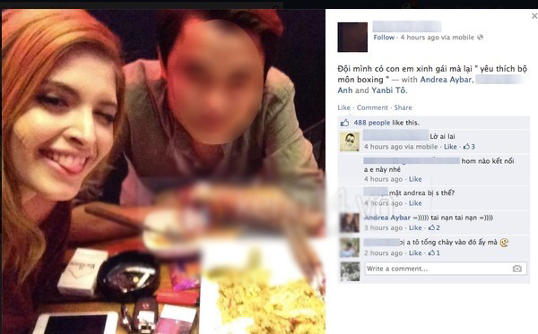 Cư dân mạng tố Yanbi tiếp tục đánh đập Andrea