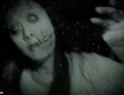 Rùng rợn ma nữ xuất hiện trong clip quảng cáo lốp xe Nhật