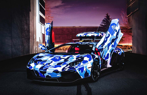 Cận cảnh Lamborghini Aventardor “tuyết” cực hiếm