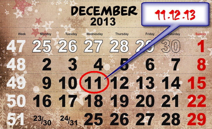11-12-13: ngày của trăm năm trong thế kỷ 21