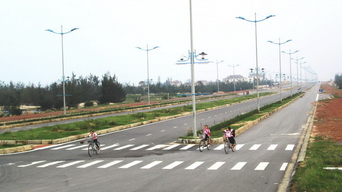 Quảng Bình có đường Đại tướng Võ Nguyên Giáp rộng 60m