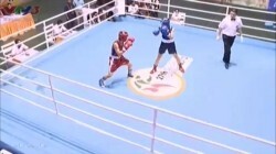 Clip: Võ sĩ Nguyễn Thị Yến thắng dễ đối thủ người Lào
