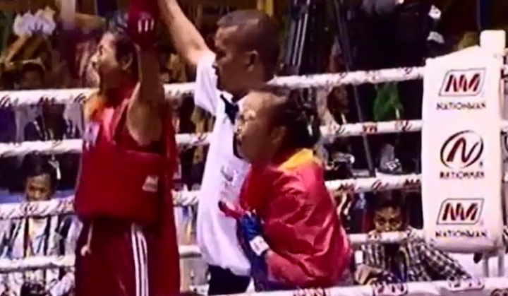 Clip: Võ sỹ Bùi Thị Quỳnh bị trọng tài xử ép, mất toi HCV