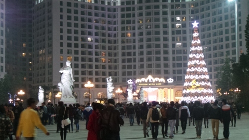 Clip: Cận cảnh cây thông Noel lớn nhất Việt Nam