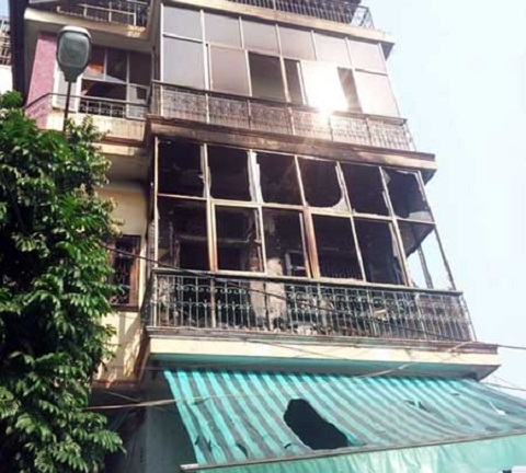 Hà Nội: Cháy nhà, một bà cụ tử vong