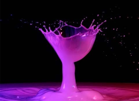 Lặng ngắm bộ ảnh nghệ thuật độc đáo từ chất lỏng