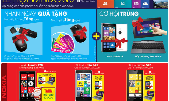 Viettel Store – “bão” quà tặng dịp cuối năm