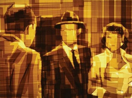 Vẽ tranh tuyệt đẹp bằng... băng dính