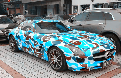 Siêu xe cánh chim Mercedes SLS AMG “nhập ngũ”