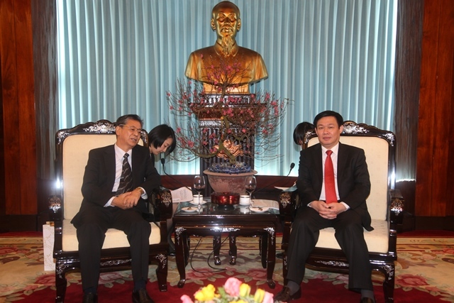 Trưởng Ban Kinh tế Trung ương tiếp Đại sứ Nhật Bản tại Việt Nam