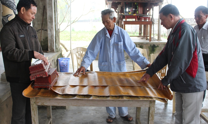 Hà Tĩnh: Phát hiện 4 đạo Sắc phong thời Nguyễn