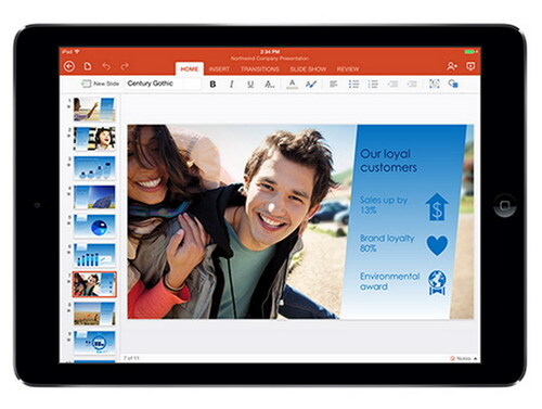 Microsoft chính thức ra mắt Office cho iPad