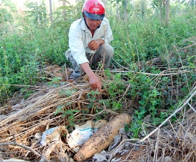 Cần có biện pháp xử lý quả đạn pháo tại Đắk Nông