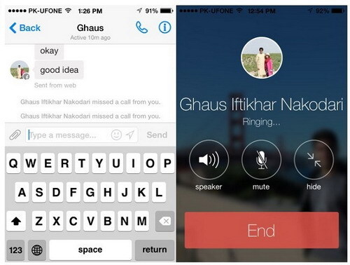 Facebook Messenger đã có thể gọi điện miễn phí