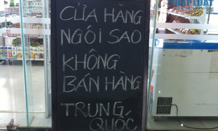Thêm cửa hàng Việt treo biển tẩy chay hàng Trung Quốc