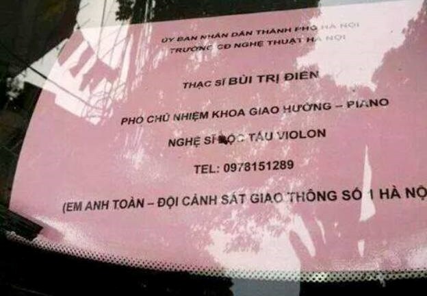 Xác minh tấm biển 