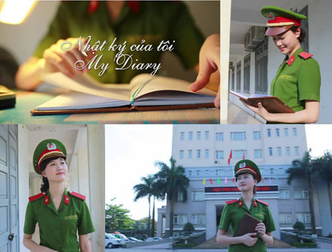 Xem clip nhật ký của nữ sinh học viện cảnh sát