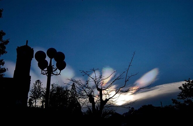 Đám mây lạ trên bầu trời Khánh Hòa