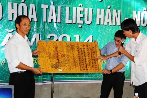 Hà Tĩnh: Khai mở các tư liệu văn tự Hán - Nôm cổ