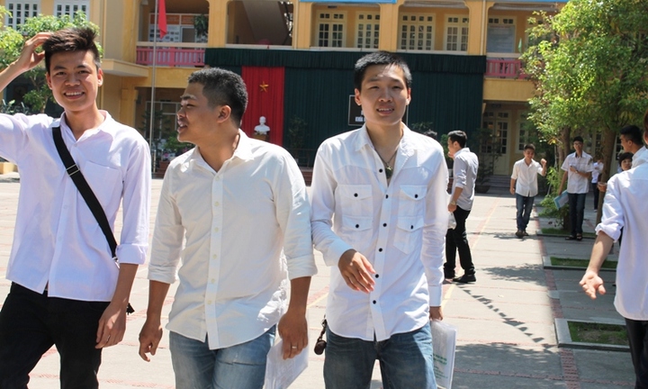 Thí sinh hào hứng với đề thi văn về tình hình Biển Đông