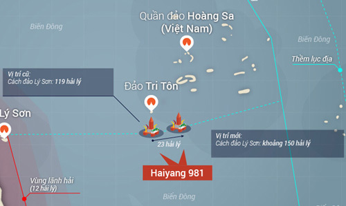 Tại sao giàn khoan Hải Dương 981 phải di chuyển?