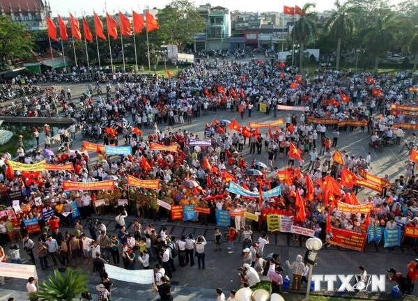 Tung tin đồn thất thiệt, kích động dân biểu tình tại Hải Phòng