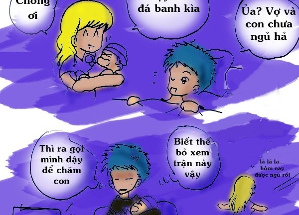 Tranh hài: Cuộc sống đảo lộn mùa World Cup 2014