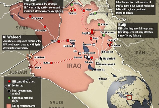 Nội chiến Iraq: Cố vấn quân sự Mỹ đã tới Baghdad