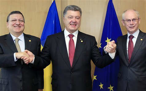 Ukraine ký kết thỏa thuận thương mại lịch sử với EU